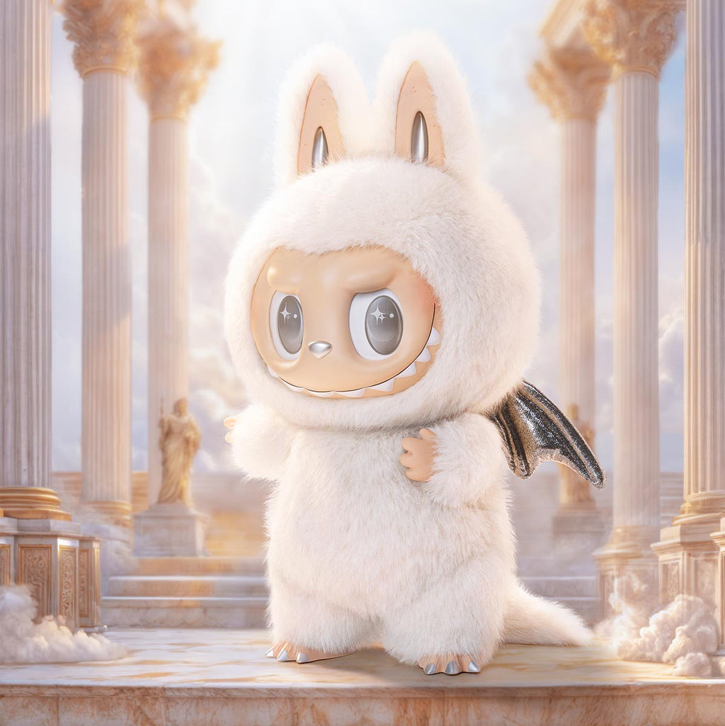 Pop Mart Labubu The Monsters Zimomo – Angel in Clouds (Big Vinyl Plush Doll)